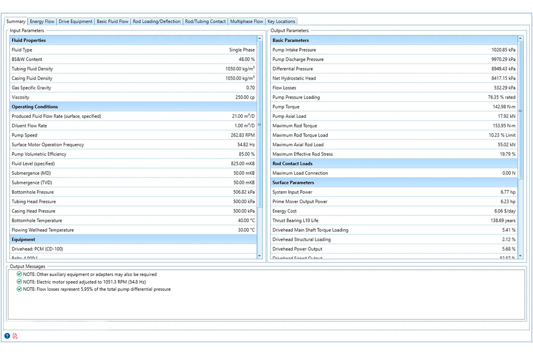 Specialized Software for Mechanical Pumping